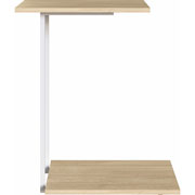 Foto de Mesa lateral Alterego Eli Keo roble/blanco 