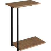 Foto de Mesa lateral Alterego Eli Keo 27819Usaver roble/negro 