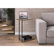 Foto de Mesa lateral Alterego Eli Keo 27819Usaver roble/negro 