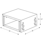 Foto de Mesa Mini 5 Alturas Artecma Negro 