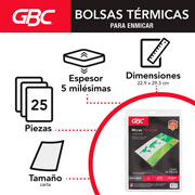 Foto de Mica Termica Carta 5 Mil Con 25 