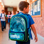 Foto de Mochila Escolar American Godzilla Marino 
