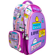 Foto de Mochila Escolar American Molang and Piu Piu Morado 