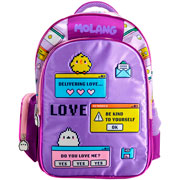 Foto de Mochila Escolar American Molang and Piu Piu Morado 