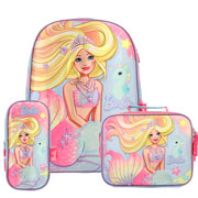 Foto de Mochila Escolar Barbie Set Con 3 Azul Yadatex 