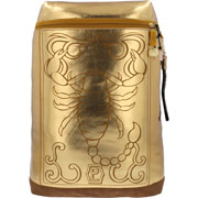 Foto de Mochila Escolar Caballeros Del Zodiaco Escorpio Dorado Yadatex 