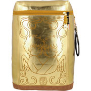 Foto de Mochila Escolar Caballeros Del Zodiaco Geminis Dorado Yadatex 
