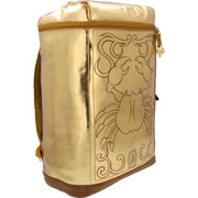 Foto de Mochila Escolar Caballeros Del Zodiaco Death Mask de Cancer Dorado Yadatex 