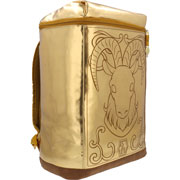 Foto de Mochila Escolar Capricornio Caballeros Del Zodiaco Dorado Yadatex 