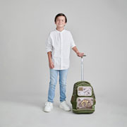 Foto de Mochila Escolar Chenson Co71167 Xplo Con Rueedas Verde Olivo 