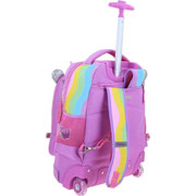Foto de Mochila Escolar Chenson Happy Girl Arcoiris Con Ruedas 