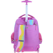 Foto de Mochila Escolar Chenson Happy Girl Arcoiris Con Ruedas 