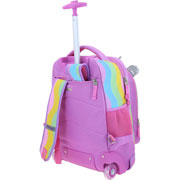 Foto de Mochila Escolar Chenson Happy Girl Arcoiris Con Ruedas 