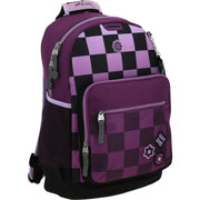 Foto de Mochila Escolar Chenson Happy Girl Cuadros Negro 