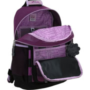 Foto de Mochila Escolar Chenson Happy Girl Cuadros Negro 