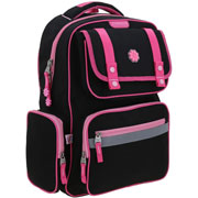 Foto de Mochila Escolar Chenson Happy Girl Negro Fucsia 