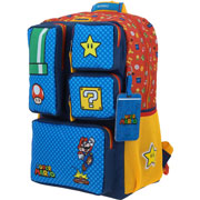 Foto de Mochila Escolar Chenson Mario Bros Azul 