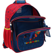 Foto de Mochila Escolar Chenson Mario Bros Y Luigi Azul 
