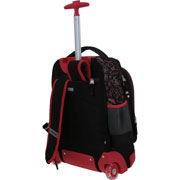 Foto de Mochila Escolar Chenson Miles Morales Con Ruedas Negro/Rojo 