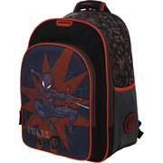Foto de Mochila Escolar Chenson Miles Morales Negro/Rojo 
