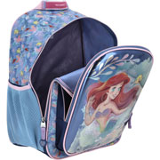 Foto de Mochila Escolar Chenson Princesas Ariel Azul 