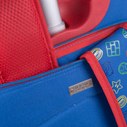Foto de Mochila escolar con ruedas Chenson MB65625-9 Mario Bros azul 