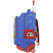 Foto de Mochila escolar con ruedas Chenson MB65625-9 Mario Bros azul 