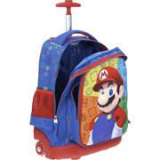 Foto de Mochila escolar con ruedas Chenson MB65625-9 Mario Bros azul 
