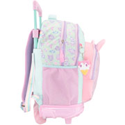 Foto de Mochila Escolar Disvasari Mozioni Bunny Cloud con Ruedas Rosa 