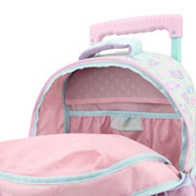 Foto de Mochila Escolar Disvasari Mozioni Bunny Cloud con Ruedas Rosa 