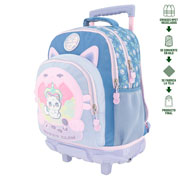 Foto de Mochila Escolar Disvasari Mozioni Neko Machine con Ruedas Mora 