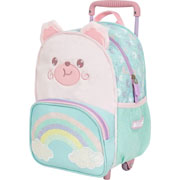 Foto de Mochila Escolar Disvasari Mozioni Pinky Bear Con Ruedas 