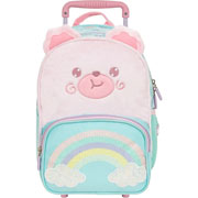 Foto de Mochila Escolar Disvasari Mozioni Pinky Bear Con Ruedas 