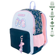 Foto de Mochila Escolar Disvasari Mozioni Puff Squad Azul 