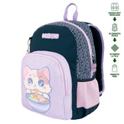 Foto de Mochila Escolar Disvasari Mozioni Ramen Cat Morado 