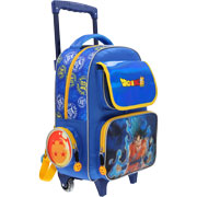 Foto de Mochila Escolar Dragon Ball Super Azul Con Ruedas Yadatex 
