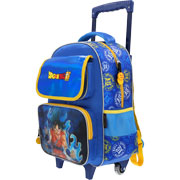 Foto de Mochila Escolar Dragon Ball Super Azul Con Ruedas Yadatex 