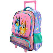 Foto de Mochila Escolar Fotorama Bluey Rosa con Ruedas 