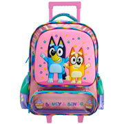 Foto de Mochila Escolar Fotorama Bluey Rosa con Ruedas 