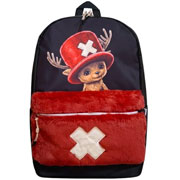 Foto de Mochila Escolar Fotorama One Piece Rojo 26e 