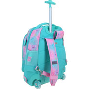 Foto de Mochila Escolar Happy Girl Con Ruedas Turqueza Chenson Hg70994 