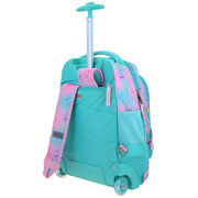 Foto de Mochila Escolar Happy Girl Con Ruedas Turqueza Chenson Hg70994 