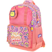 Foto de Mochila Escolar Happy Girl Naranja Chenson Vb70811 