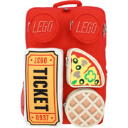 Foto de Mochila Escolar Lego 5 Bolsillos Rojo Yadatex 