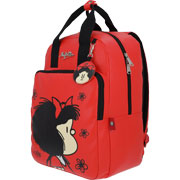 Foto de Mochila Escolar Mafalda Rojo Yadatex 