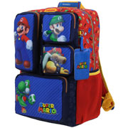 Foto de Mochila Escolar Mario Bros Rojo Chenson Mb71081 