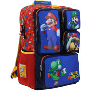 Foto de Mochila Escolar Mario Bros Rojo Chenson Mb71081 