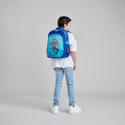 Foto de Mochila Escolar Miles Morales Azul Chenson Mm70883 
