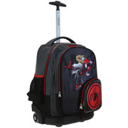 Foto de Mochila Escolar Miles Morales Con Ruedas Gris Chenson Mm71020 