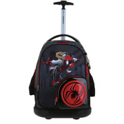 Foto de Mochila Escolar Miles Morales Con Ruedas Gris Chenson Mm71020 
